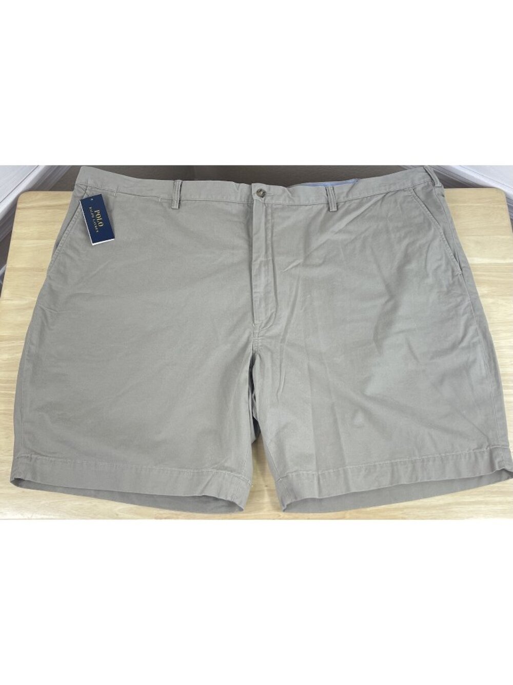 Polo Ralph Lauren Stretch Classic Fit 9" Tan Shorts - Men’s Size 54B - NWT $89